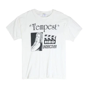 Camiseta Vintage Tempest Undercover HBO Talla XL Blanca TV Promo - Imagen 1 de 4
