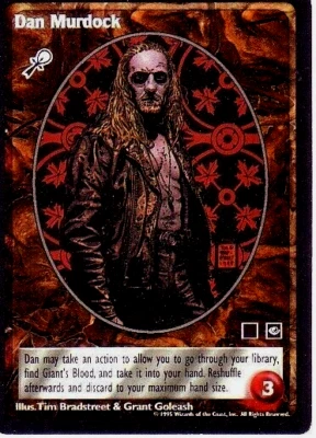 2 VAMPIRE: The Eternal Struggle CCG Dan Murdock PROMO VTES card Jyhad White Wolf - Image 1 of 2