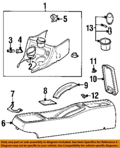 FORD OEM 98-00 Contour,Mystique Console Console-Mat F8RZ54047A74BBB - Bild 1 von 1