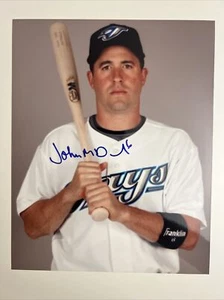 JOHN McDONALD TORONTO BLUE JAYS SIGNED AUTOGRAPHED 8x10 PHOTO - Picture 1 of 2
