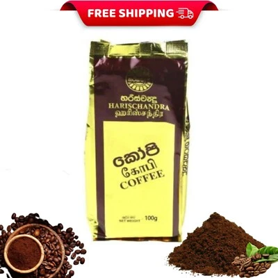 COFFEE POWDER Ceylon Pure Natural Harishchandra 100g(3.5oz) Instant Black Coffee - Image 1 of 4