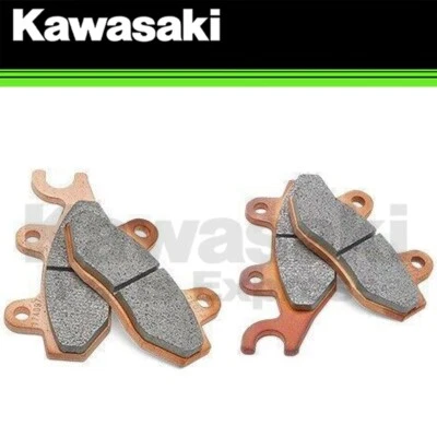 NUEVO 2015-2024 GENUINO FABRICANTE DE EQUIPOS ORIGINALES KAWASAKI MULE PRO JUEGO DE PASTILLAS DE FRENO DELANTERAS DERECHA E IZQUIERDA Foto 1 de 4