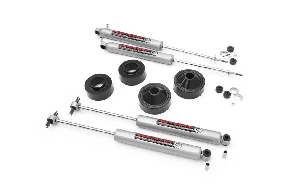 Rough Country 1.75" Suspension Lift Kit for 07-18 Jeep Wrangler JK 4WD 65130 - Image 1 of 3