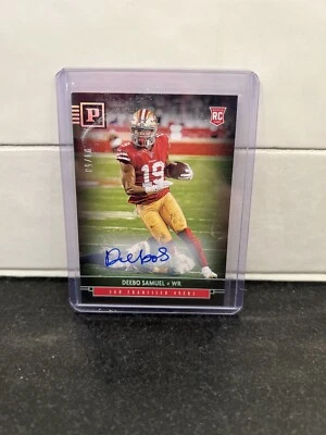 2019 Panini Chronicles: #P33 Deebo Samuel Auto RC /50 NM-MT OR BETTER *GMCARDS* - Image 1 of 2