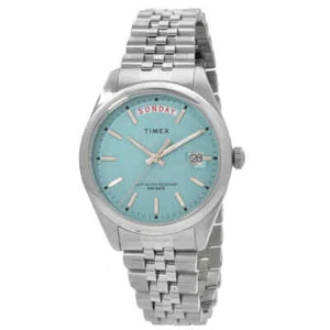 Timex Legacy Day and Date Quartz Blue Dial Ladies Watch TW2V68400VQ - Picture 1 of 3
