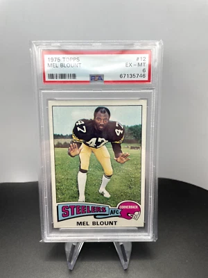 1975 Topps Football Base Set # 1-132 (VG-EX)-Pick Your Card Mel Blount - Image 1 of 4