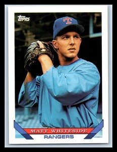 1993 Topps Texas Rangers #468 Matt Whiteside Topps