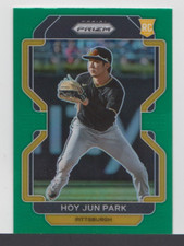 HOY JUN PARK : MLB - 2022 - PANINI  PRIZM - GREEN PRIZM - RC - CARD No # 3