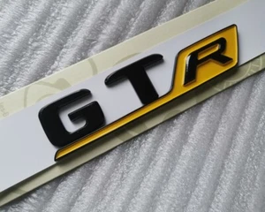 GTR Letter Trunk Emblem Rear Badge Black Sticker for MB AMG GT R - Picture 1 of 1