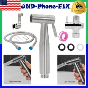 Hand Held Toilet Bidet Sprayer Bathroom Shower Head Water Spray Head Hose kit - Picture 1 of 12