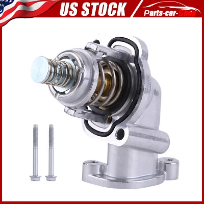 NEW FOR 20-22 CADILLAC 16-20 CT5 ENGINE COOLANT THERMOSTAT AND HOUSING ASSEMBLY - Image 1 of 4