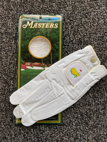 2002 Masters Custom Golf Glove Men's XL Leather New in Package Tiger Woods Cover