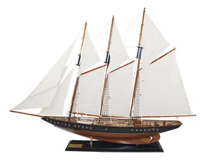 Segelschiff - Atlantic Modellschiff Holz mit Stoffsegel 120x86cm Sea4You - Bild 1 von 1