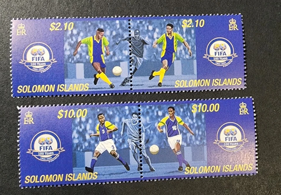 Solomon Islands  2004 Fifa Centenary set MUH  B14 - Image 1 of 1