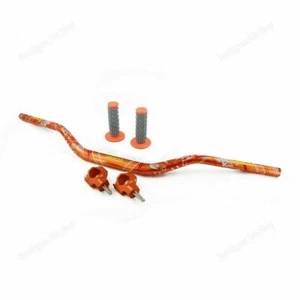Motor Fat Bar Mount 1/8" Handlebar+Grips+28MM Clamp 1 Set For KTM Xc-W Xcf-W - Picture 1 of 6