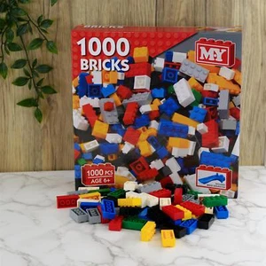 1000 Piece Building Bricks Play Set Blocks Build Construction Compatible Toy - Picture 1 of 11