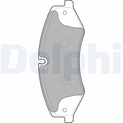 Disc Brake Brake Pad Set Delphi LP2176 Fits Land Rover Discovery Discovery - Image 1 of 4