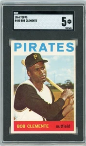 1964 Topps #440 Bob Roberto Clemente Pittsburgh Pirates HOF SGC 5 EX - Picture 1 of 2