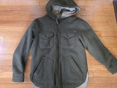 Filson Snohomish Reversible Hooded Jacket NWOT XS $425 Olive Green & Khaki Tan - Image 1 of 4
