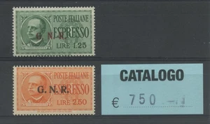 RSI E LUOGOTENENZA 1944 ESPRESSI GNR 2V. ** - Imagen 1 de 1