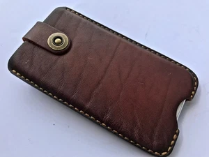 Premium Handmade Leather Case with Belt Clip — Custom Made for Your Phone - Picture 1 of 7