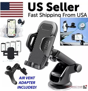 360° Universal Mount Holder Car Stand Windshield For Mobile Cell Phone GPS - Picture 1 of 7