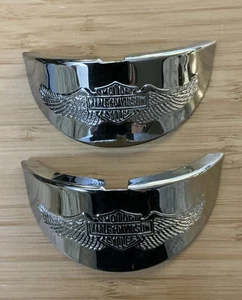 Eagle Iron Turn Signal Visor With Eagle Wing Logo For Harley Davidson 67774-88T - Foto 1 di 3