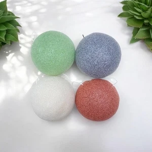 Natural Konjac Facial Sponge Set – Gentle Exfoliating Face Cleansing Puff - Picture 1 of 5
