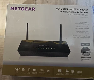 🖧 Netgear R6220 AC1200 Smart WiFi Router Dual Band Gigabit – Tested & Working - Picture 1 of 16