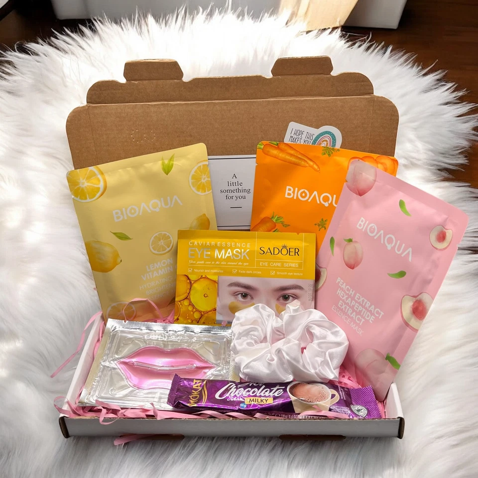 CIORGLOW Pamper Hamper For Her Facemask Spa Birthday Beauty Box Chocolate Birthday Girl