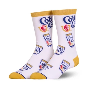 Genial Calcetines Colt 45 Latas Divertidos Novedad Calcetines Adulto Grande - Imagen 1 de 4