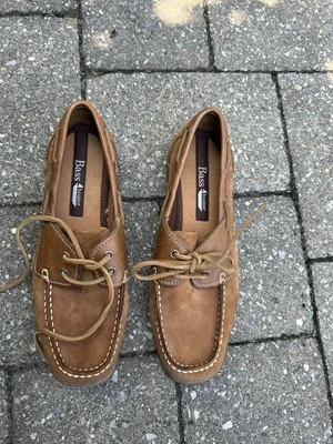 Bass Women’s Boat Shoes Lt Brown Leather Size 7.5 - Image 1 of 4