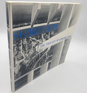 SVERRE FEHN The Thought of Construction Per Olaf Fjeld Rizzoli 1983 Architecture - Picture 1 of 11