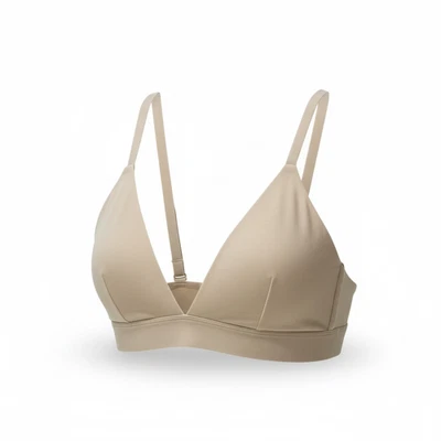 Old Navy 全新无线文胸 尺寸 大号 米色 奶油色 半透明 无衬垫 全新带标签 — 第 1/3 张图片