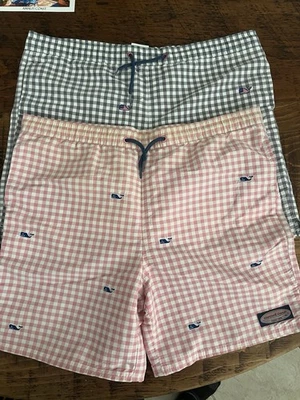 Lot Of 2 Vineyard Vines Pink Swimsuit Boys Size XL (18) - Image 1 of 4