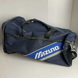 Large Mizuno Rugby Kit Bag Blue Gym Duffle Shoulder Strap - Picture 1 of 7