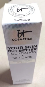 IT Cosmetics Your Skin But Better Foundation Skincare Tan Warm 41 New/Box - Picture 1 of 3