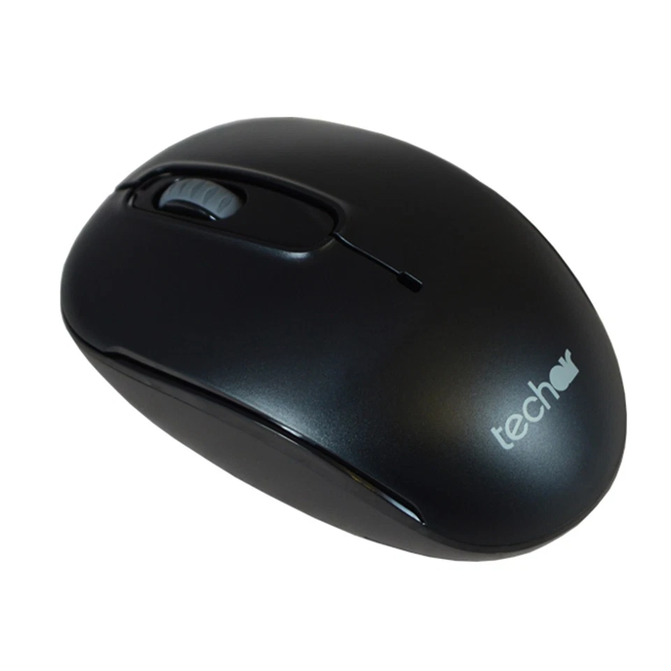 Techair Wireless Mouse Black with Silent Button - Image 1 of 1