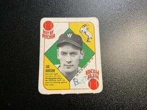 1951 Topps - Red Backs Sid Hudson #44 Fair. Schrift auf Vorderseite der Karte - Bild 1 von 2