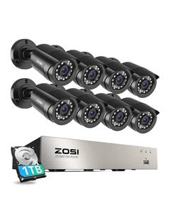 3K Lite 8CH Security Camera System Outdoor with 1TB Hard Drive,AI Human/Vehic... - Picture 1 of 9
