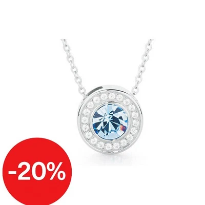 COLLANA DONNA SAGAPO IN ACCIAIO PUNTO LUCE CELESTE Sagapò  SST04 S'AGAPO - Immagine 1 di 4