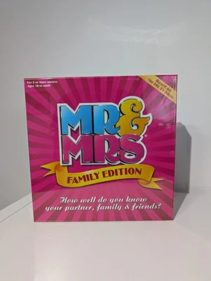 Mr & Mrs Family Edition Board Game - Brand New & Sealed - Image 1 of 2