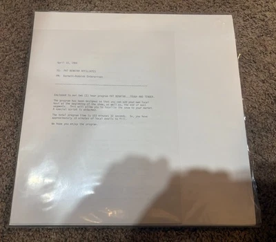 SUPERSTARS OF ROCK Pat Benatar RADIO SHOW 2LP NM April 26-28 1985 W/ CUE SHEETS - Image 1 of 2