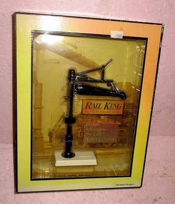 MTH 30-11007 O-Scale Black & Cream Die-Cast Adjustable Water Column  NEW IN BOX - Image 1 of 3