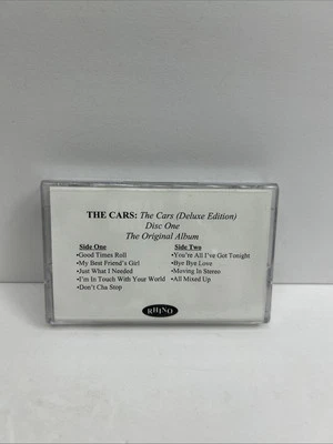 THE CARS S/T (DELUXE EDITION) RARE RHINO RECORDS PROMO CASSETTE - Image 1 of 4