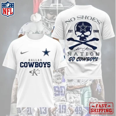 Estoque dos EUA!! Camiseta Dal.las Cow*boys x Kenny Chesney 2025 Nation presente para fã - Imagem 1 de 4