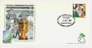 COVERCRAFT RWC 1991 COLLECTION RUGBY COMM COVER 5.10.91 SCOTLAND v JAPAN - Picture 1 of 1