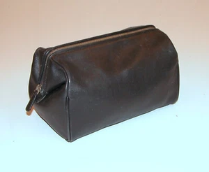 COACH Men's Leather Zippered Mercer / Toiletry Kit / Shave Travel Bag ~ 05406 - Picture 1 of 6