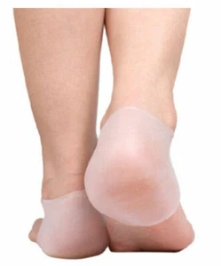 Gel Heel Protector 1 Pair Cushion Unisex Silicone Foot Protectors Pain Relief - Picture 1 of 4