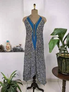 10 Pcs Boho Recycled Silk Magic Summer Maxi Dress Beach Cover Wear Long Gown - Picture 1 of 5